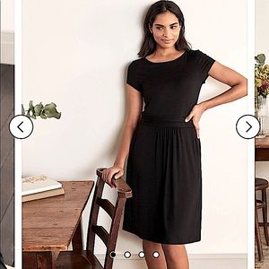 Boden Amelie Jersey Dress Black Size 10